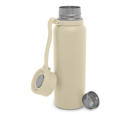 Garrafa Términca em Inox Explorer Bege | Westwing