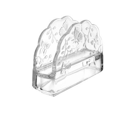 Porta Guardanapos em Cristal Ecológico New Butterfly | Westwing