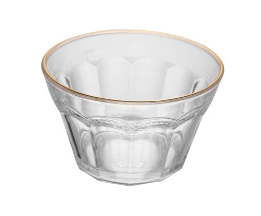 Bowl com Fio Dourado Belle Epoque, Transparente | WestwingNow