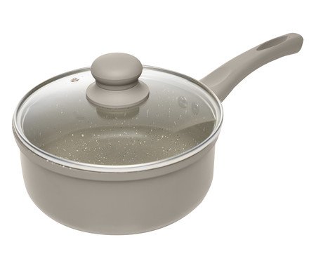 Panela de Indução com Tampa de Vidro Taupe I | Westwing