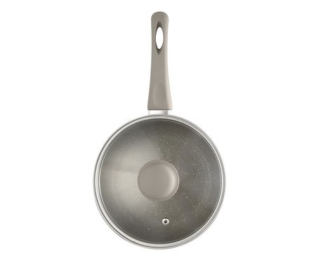 Panela de Indução com Tampa de Vidro Taupe I | Westwing