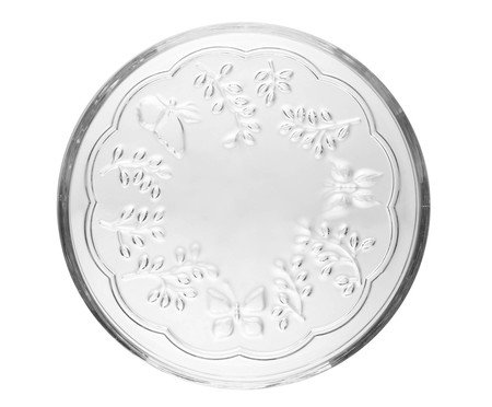 Prato Decorativo em Cristal Ecológico New Butterfly | Westwing