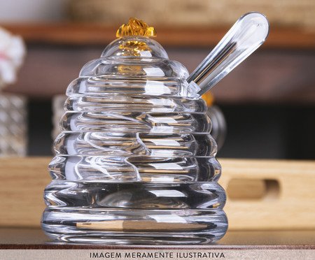 Açucareiro em Cristal Ecológico Litte Bee | Westwing