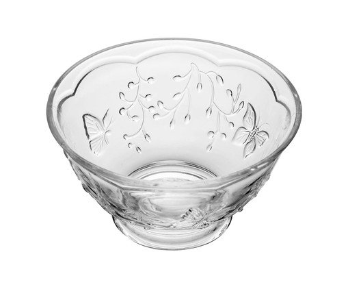 Bowl em Cristal Ecológico New Butterfly, Transparente | WestwingNow