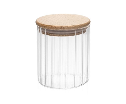 Porta Mantimento Bambu - 200ml, Transparente | WestwingNow