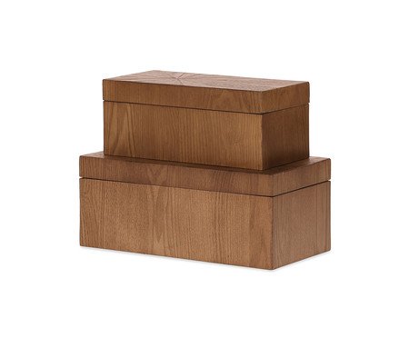 Jogo de Caixas Hof Marrom | Westwing