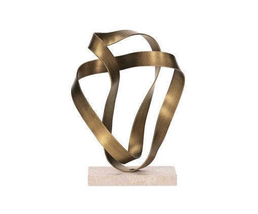 Escultura Couzinate Dourado, Dourado | WestwingNow