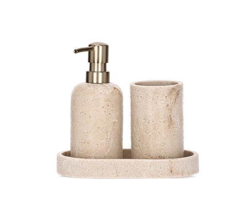 Jogo para Bancada Doerite Bege, Bege | WestwingNow