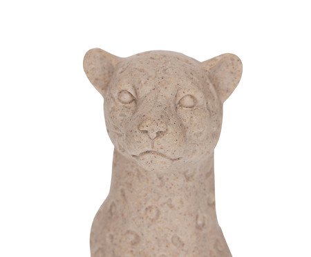 Escultura Leopardo Ghori Bege | Westwing