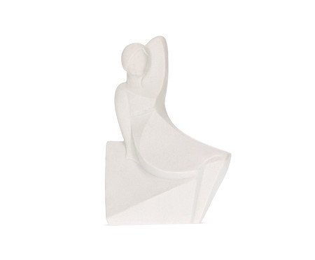 Escultura Mulher Univermanro Off White