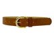 Cinto em Couro Basics Caramelo, Natural | WestwingNow