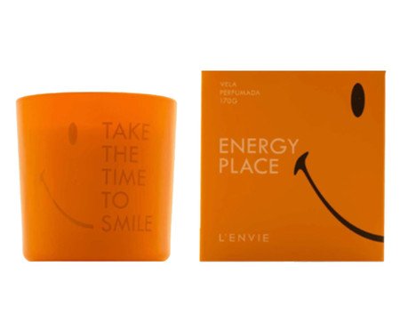 Vela Perfumada Energy Place Laranja - 170G | Westwing