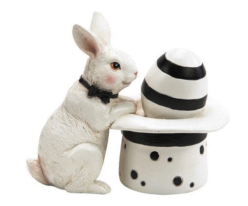 Coelho Decorativo com Ovo, Colorido | WestwingNow