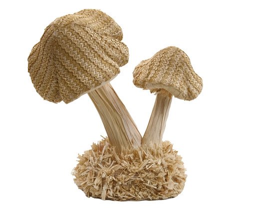 Cogumelo Decorativo Marrom, Marrom | WestwingNow