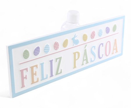 Quadro Decorativo Feliz Pascoa Ovos | Westwing