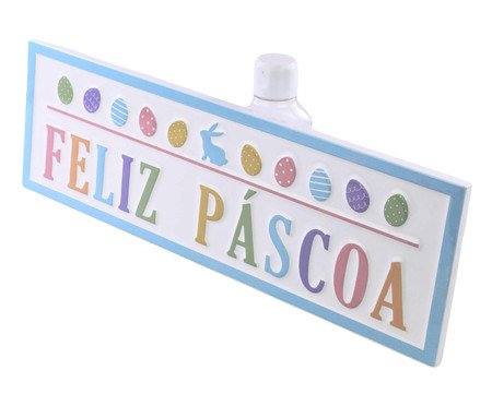 Quadro Decorativo Feliz Pascoa Ovos | Westwing