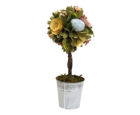 Topiaria Decorativa com Flores e Ovos | Westwing