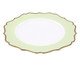 Sousplat Arabesco Friso Ouro Branco e Verde, Verde | WestwingNow