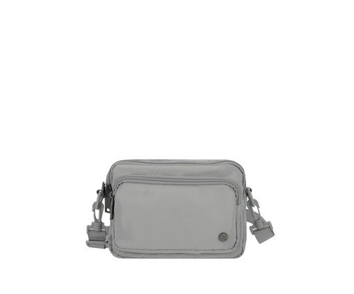 Bolsa Transversal Weekend 3XT Cinza, grey | WestwingNow