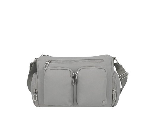 Bolsa Transversal Lucca 3XT Cinza, grey | WestwingNow