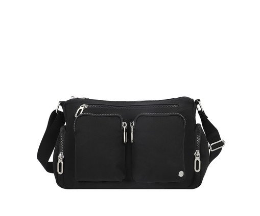 Bolsa Transversal Lucca 3XT Preta, black | WestwingNow