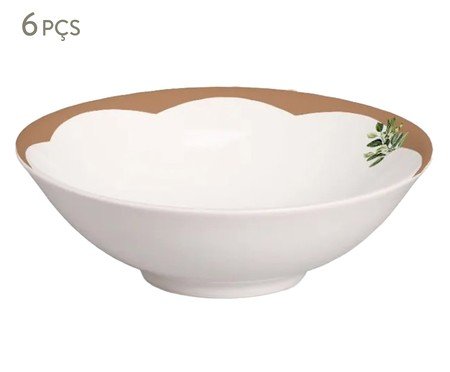 Jogo de Bowls Decorado em Cerâmica Sintonia | Westwing