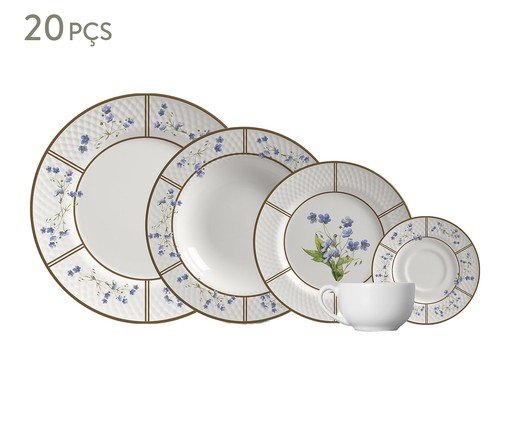 Aparelho de Jantar em Cerâmica Heritage, Branco | WestwingNow