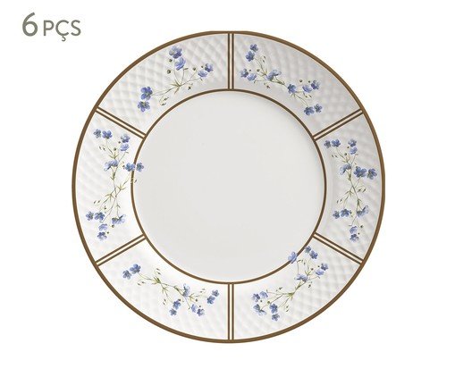 Jogo de Pratos Raso Heritage, Branco | WestwingNow