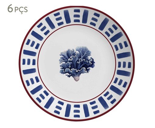 Jogo de Pratos para Sobremesa Caribe, Azul | WestwingNow