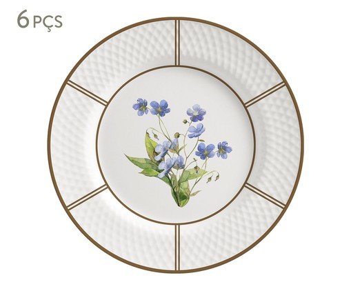 Jogo de Pratos para Sobremesa Heritage, Branco | WestwingNow