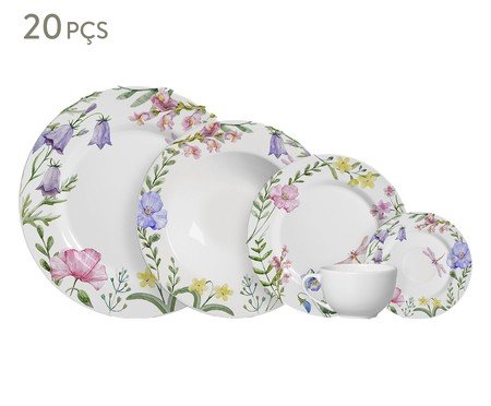 Aparelho de Jantar em Cerâmica Lelis | Westwing