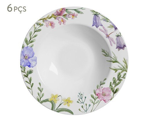 Jogo de Pratos Fundo Lelis, Branco | WestwingNow