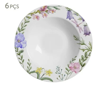 Jogo de Pratos Fundo Lelis | Westwing