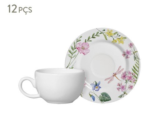 Jogo de Xícaras para Café Lelis, Branco | WestwingNow