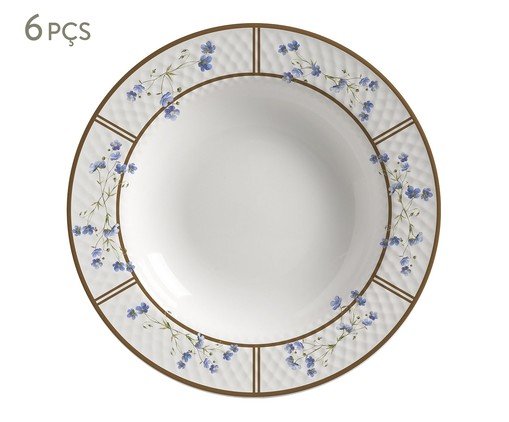 Jogo de Pratos Fundo Heritage, Branco | WestwingNow