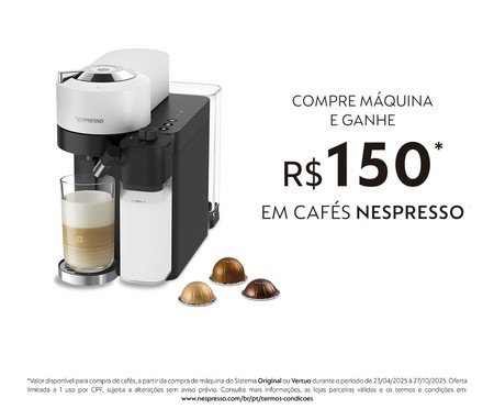 Cafeteira Nespresso Vertuo Lattissimo Branco - 110V | Westwing