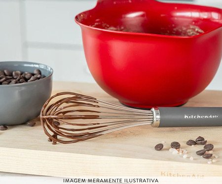 Batedor Fouet de Ovos Kitchenaid Cinza | Westwing
