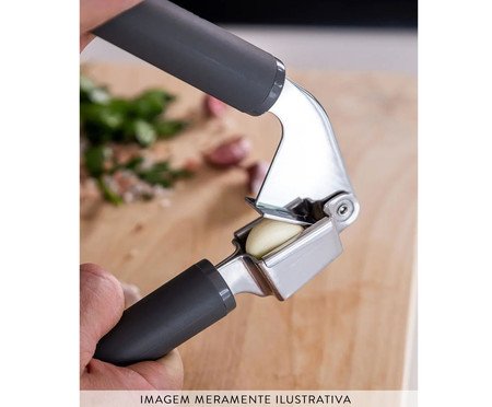 Espremedor e Amassador de Alho em Inox Kitchenaid | Westwing
