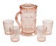 Jogo de Jarra e Copos Gelo Rosa, pink | WestwingNow