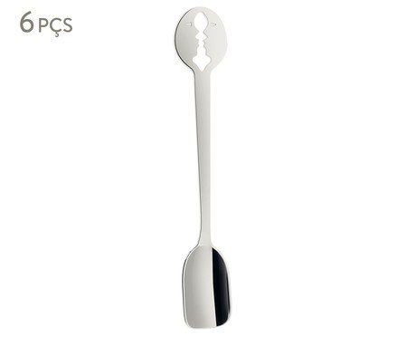 Jogo de Colheres para Café em Inox Kiss Sassolina Moka Spoon | Westwing