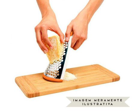 Ralador Ergonômico em Inox Parmesan Grater | Westwing