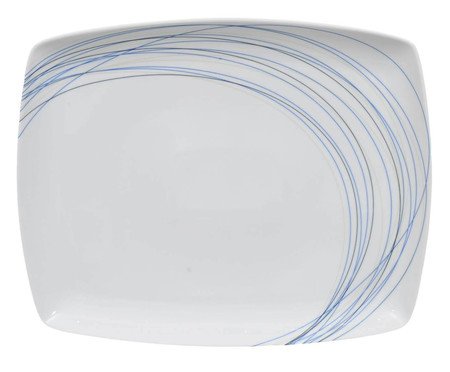 Bandeja em Porcelana Fili Blue