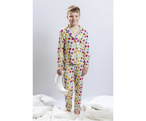 Pijama Americano Smile Happy Colors, yellow | WestwingNow