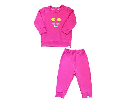 Pijama Funny Smile Pink, pink | WestwingNow