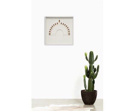 Quadro com Vidro Cocar Colorido | Westwing