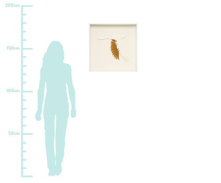 Quadro com Vidro Pássaros Iago | Westwing