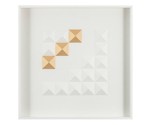 Quadro com Vidro Diamante Ceyhan, Multicolorido | WestwingNow