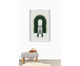 Quadro com Vidro Cocar Verde, Multicolorido | WestwingNow