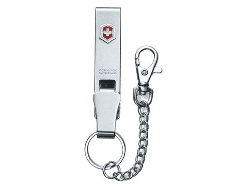 Chaveiro Multiclip cromado c/ mosquetão e corrente | Westwing
