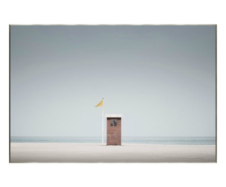 Quadro com Vidro Cabine Praia | Westwing